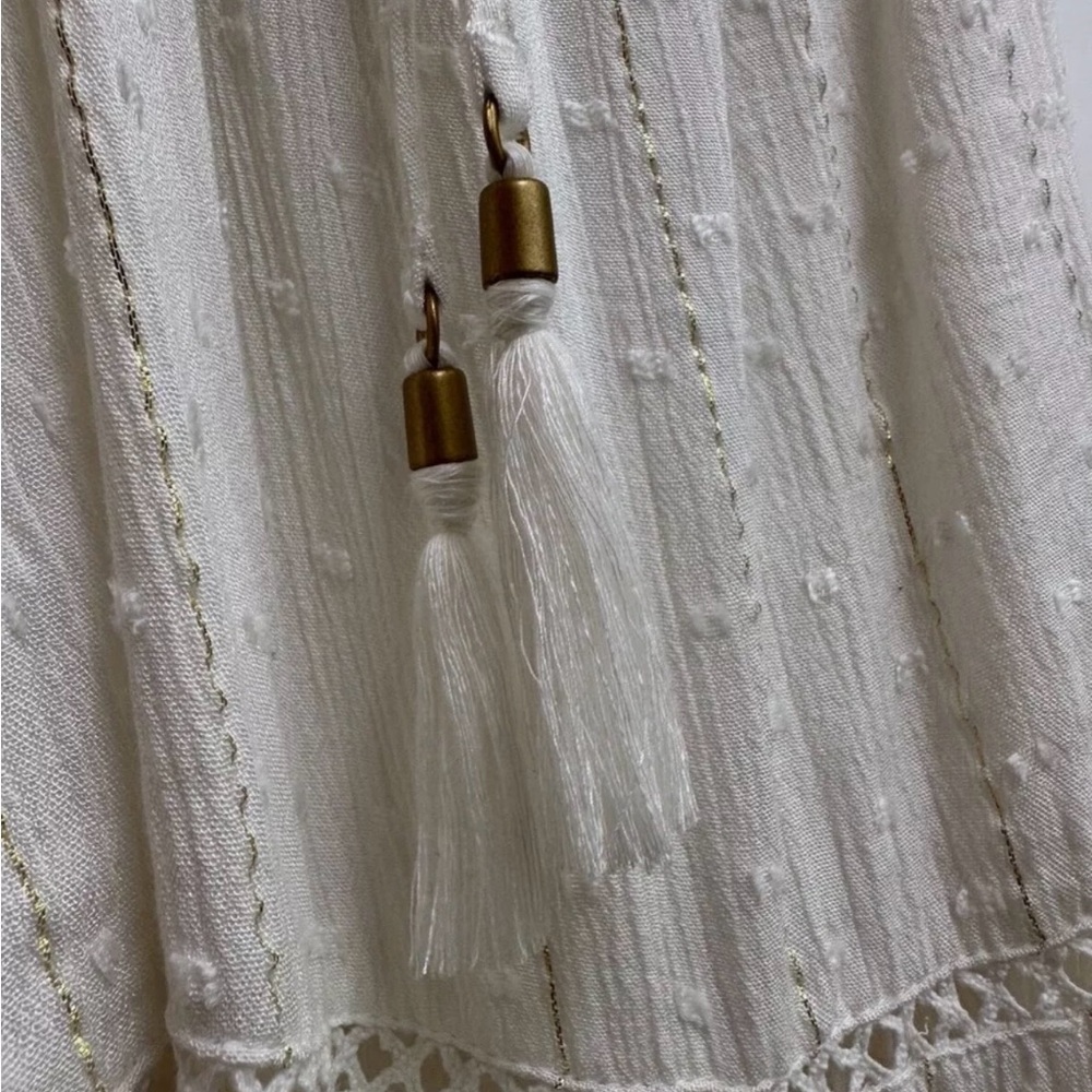New LSPACE XS white Long Beach coastal maxi strappy dress - Picture 9 of 15